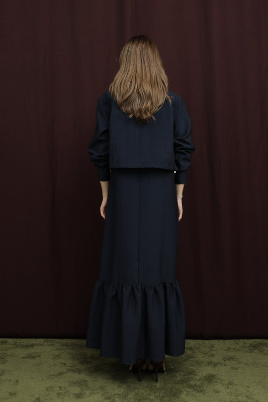 Ruffle Maxi Dress Set