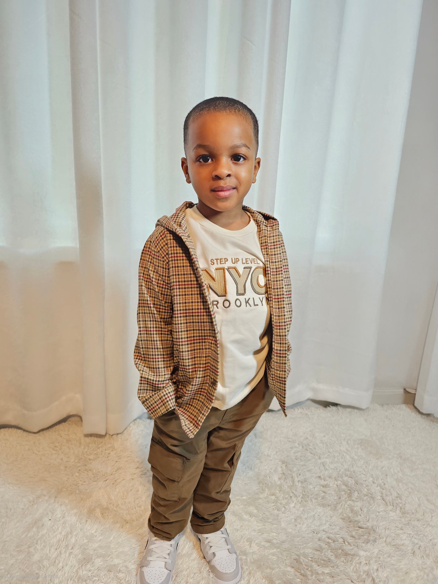 Osman Bey plaid shirt hoodie