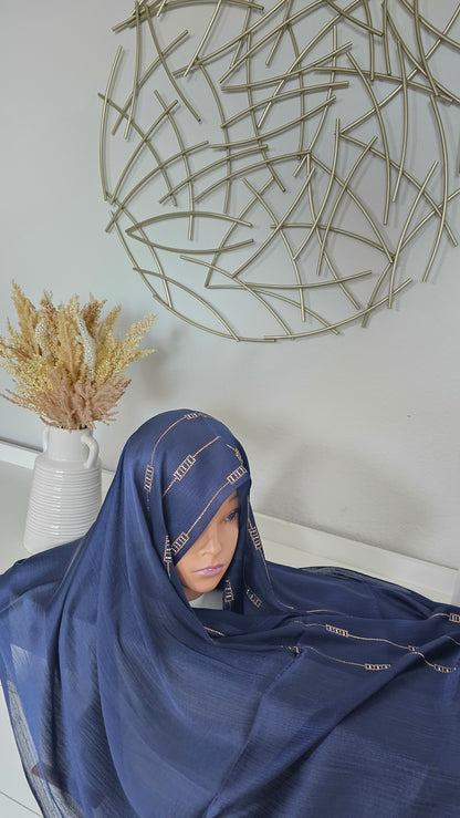 Midnight Elegance Hijab