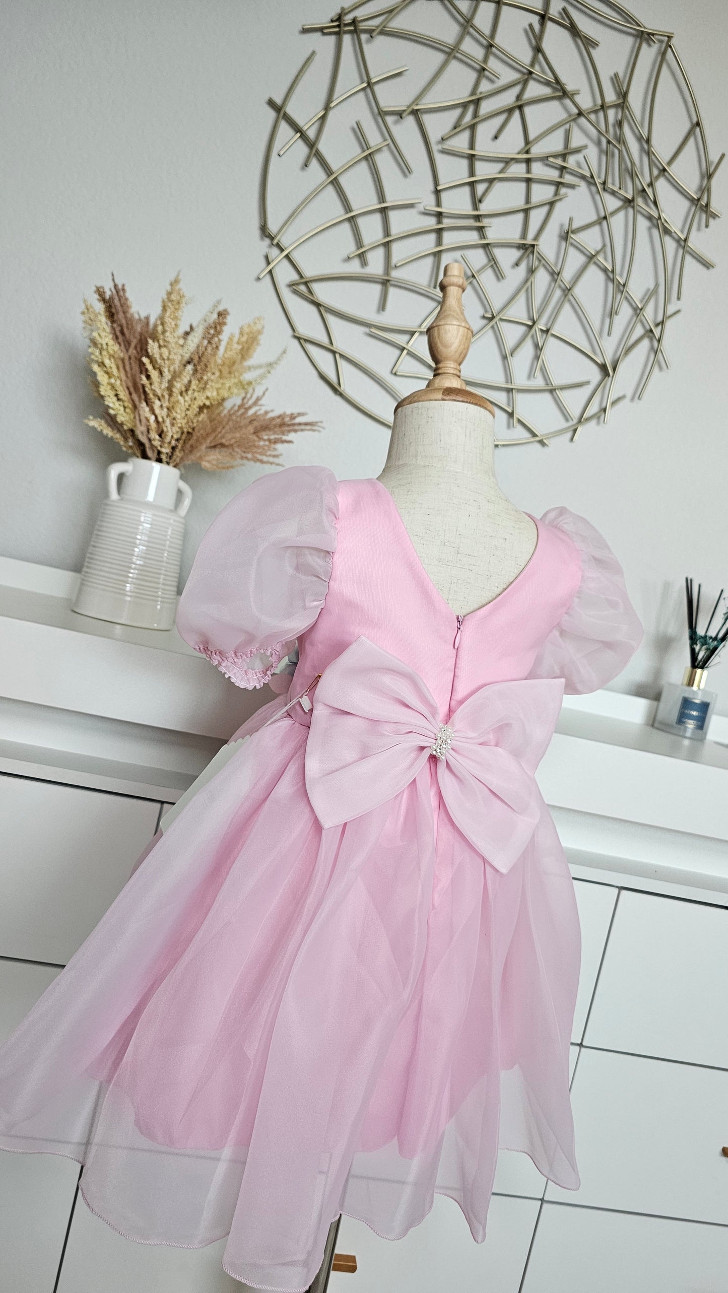 Pink Floral Princess Dress