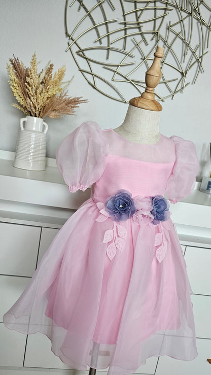 Pink Floral Princess Dress