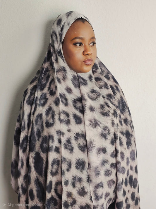 Sahara Luxe Leopard Print Hijab