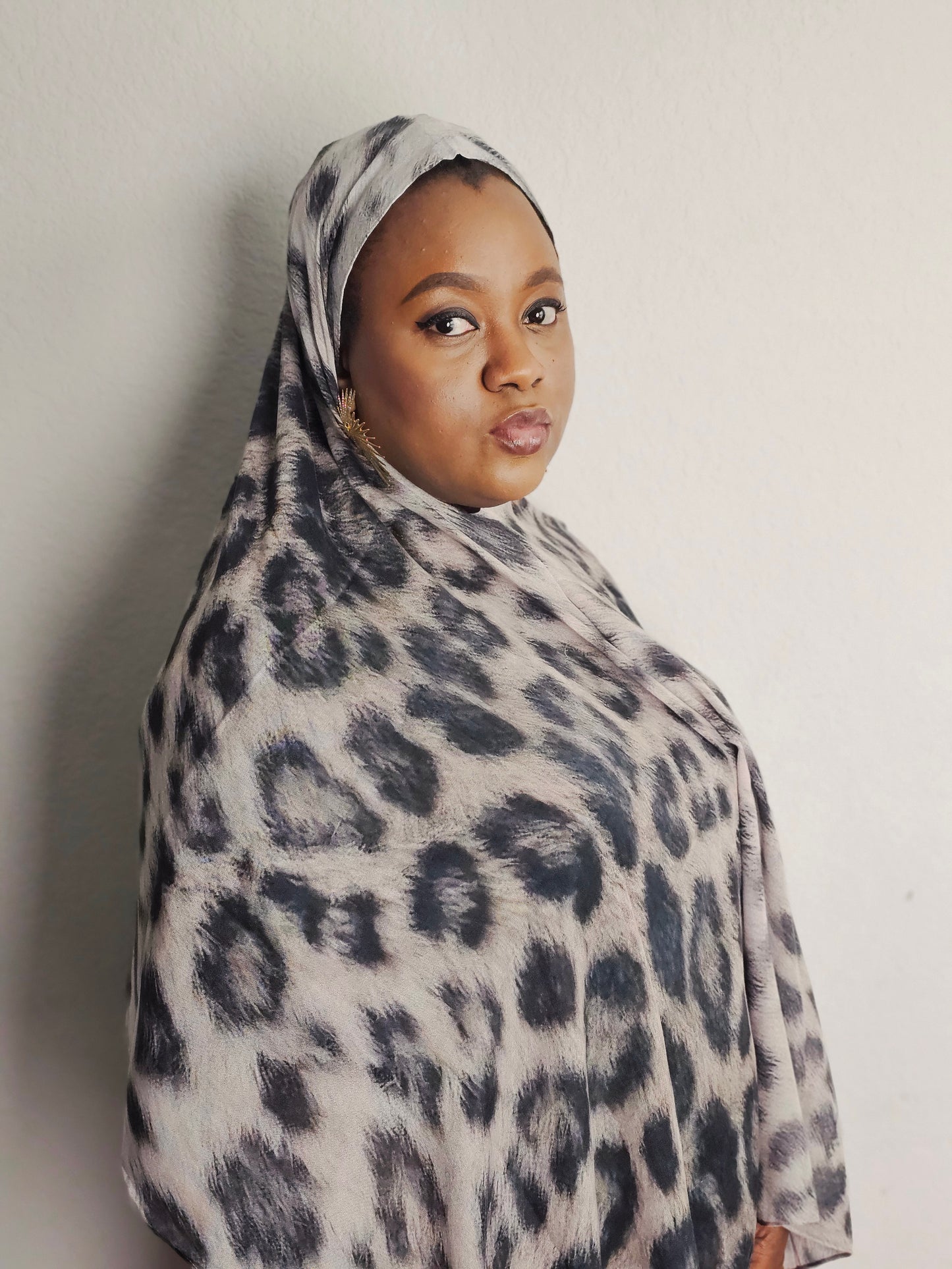 Sahara Luxe Leopard Print Hijab