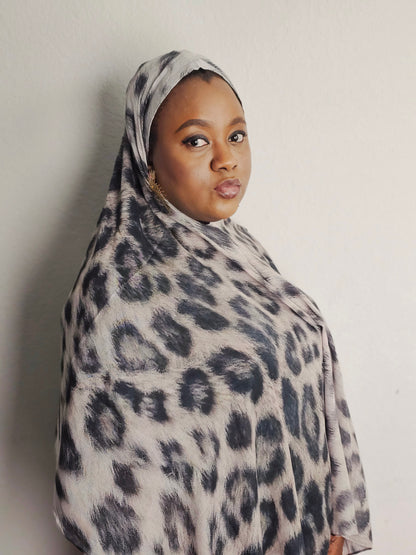 Sahara Luxe Leopard Print Hijab