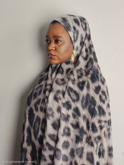 Sahara Luxe Leopard Print Hijab
