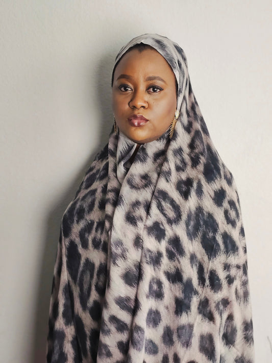 Sahara Luxe Leopard Print Hijab