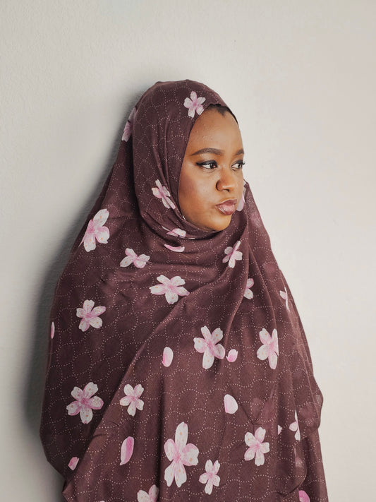 Blossom Mocha Hijab
