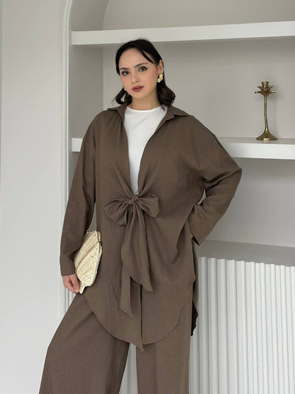 Serenity Tie-Front Modest Co-Ord Set