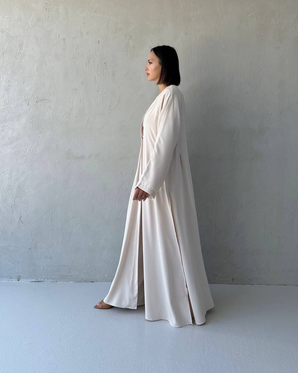 Noor Elegance Two-Piece Abaya Set