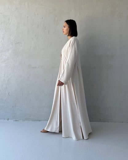 Noor Elegance Two-Piece Abaya Set