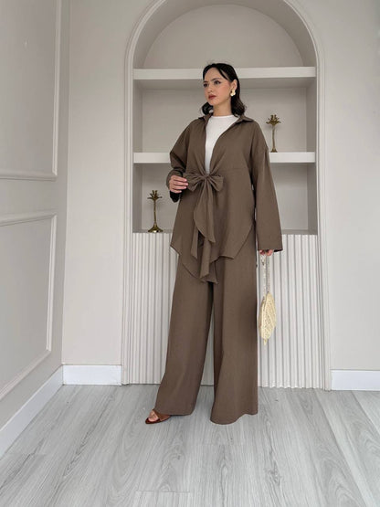 Serenity Tie-Front Modest Co-Ord Set