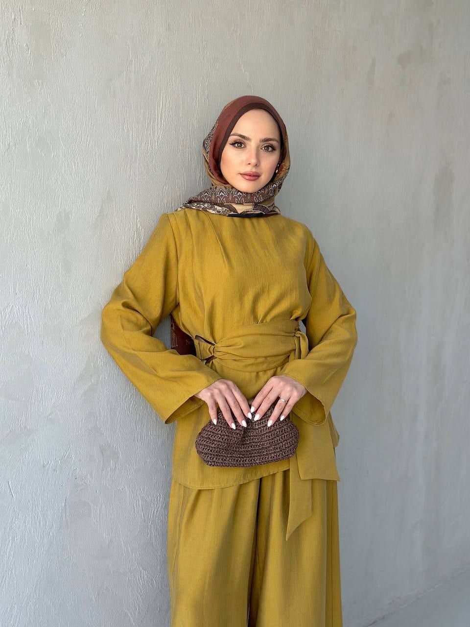 Golden Harmony Modest Two-Piece Set