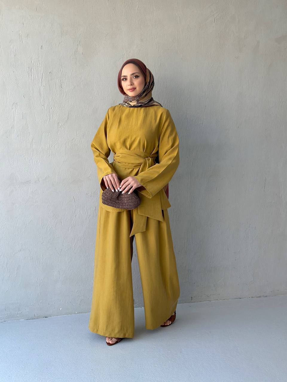 Golden Harmony Modest Two-Piece Set