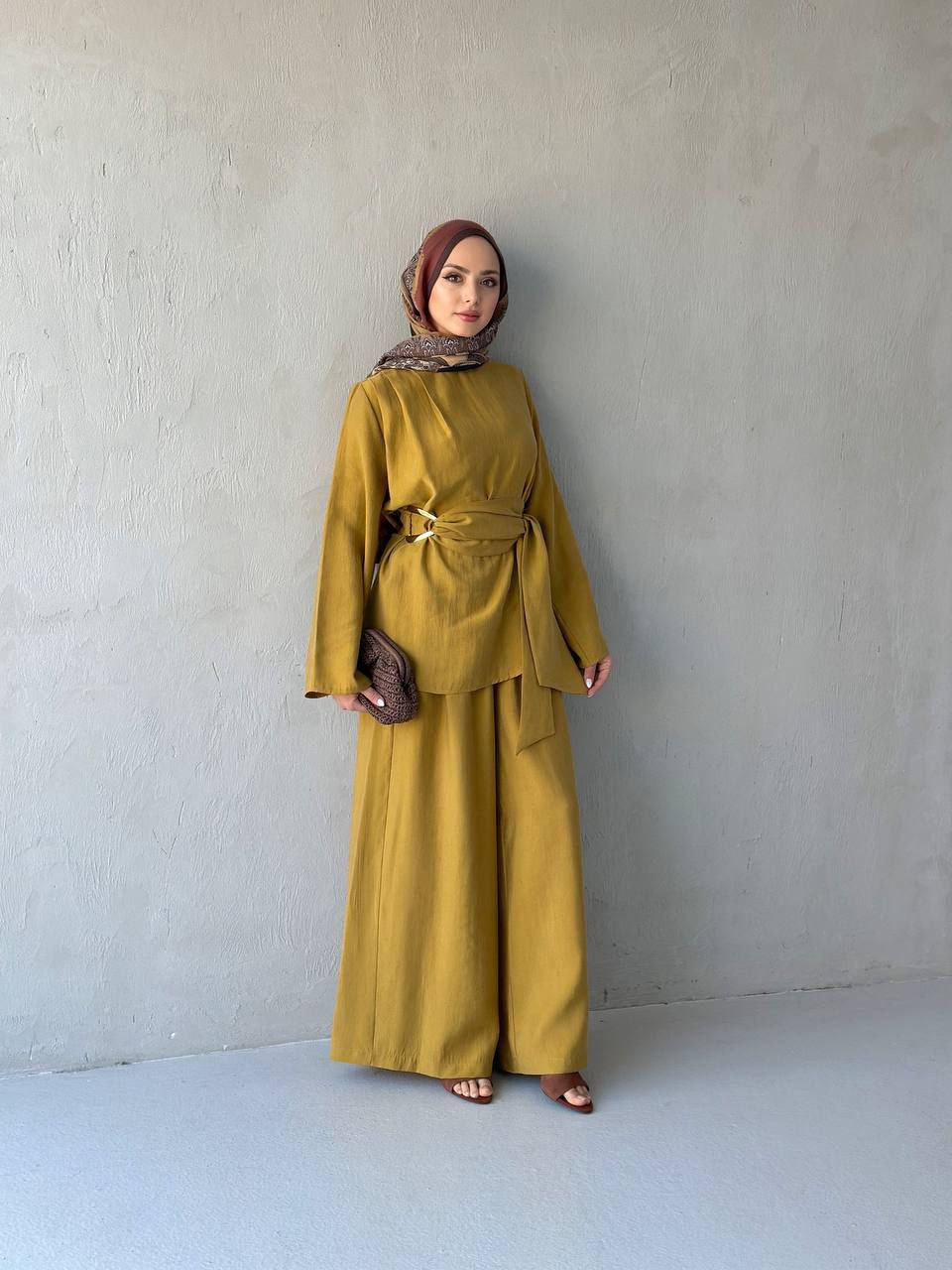 Golden Harmony Modest Two-Piece Set