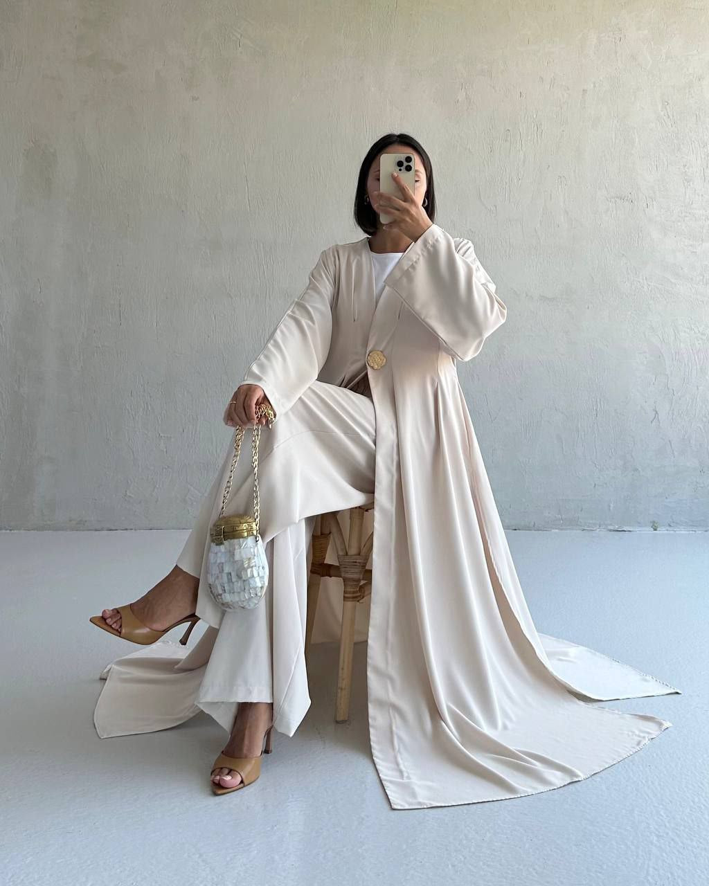 Noor Elegance Two-Piece Abaya Set