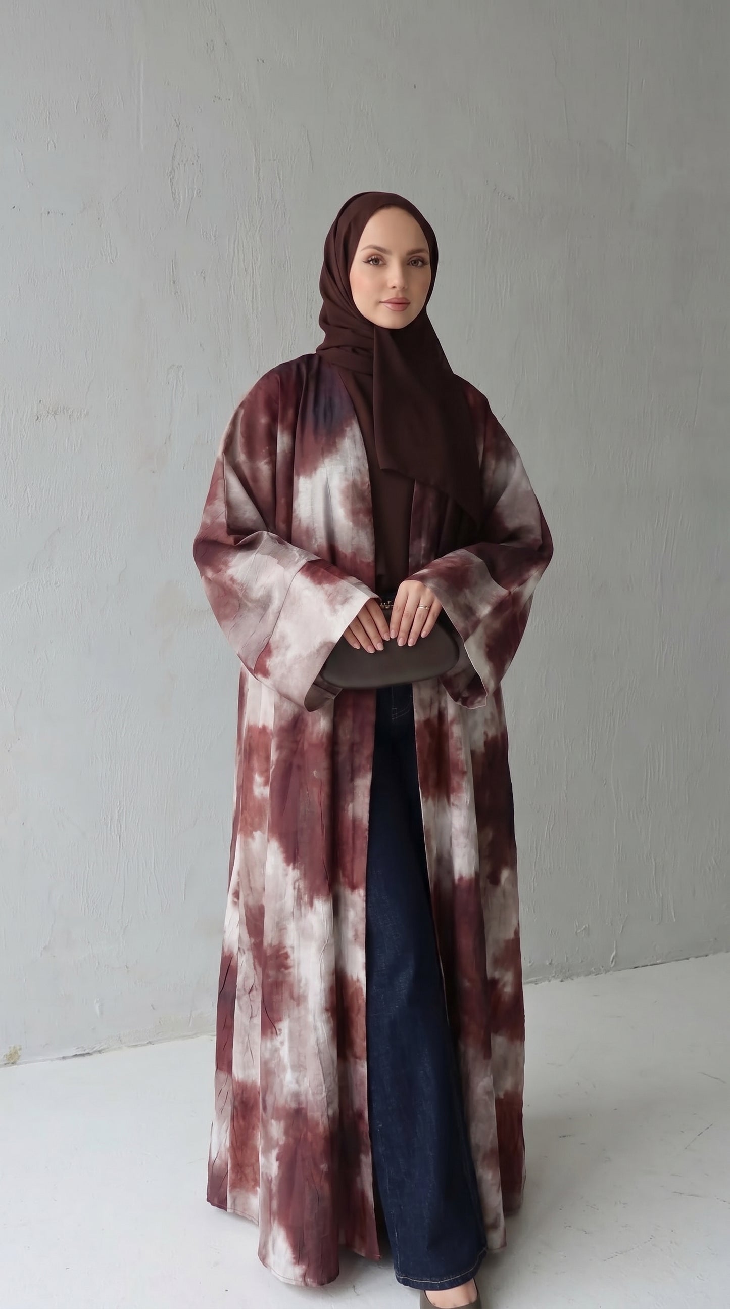 Azure Mist Kimono Abaya