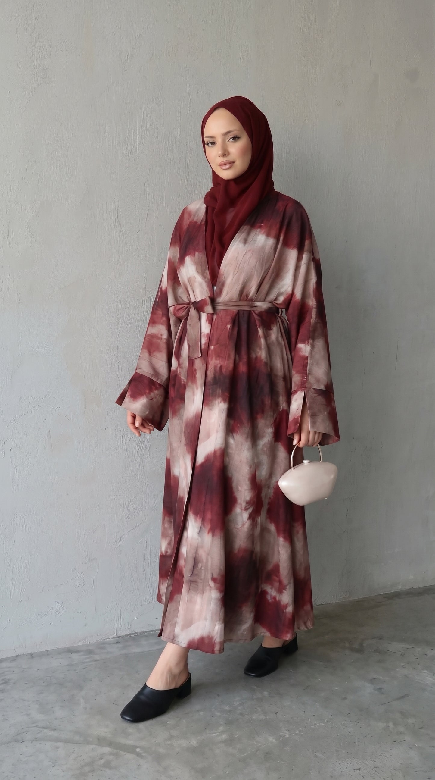 Azure Mist Kimono Abaya