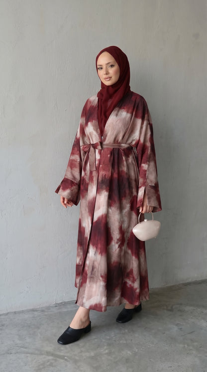 Azure Mist Kimono Abaya