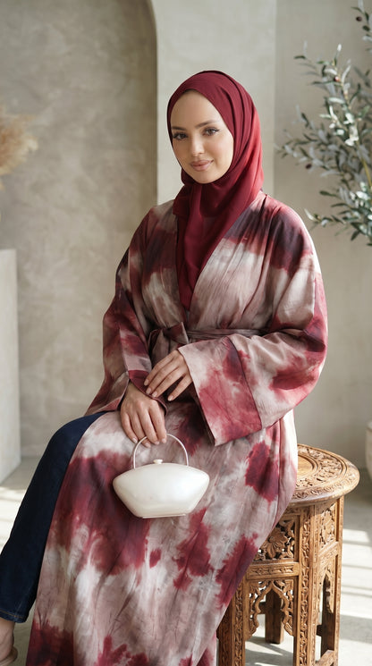 Azure Mist Kimono Abaya
