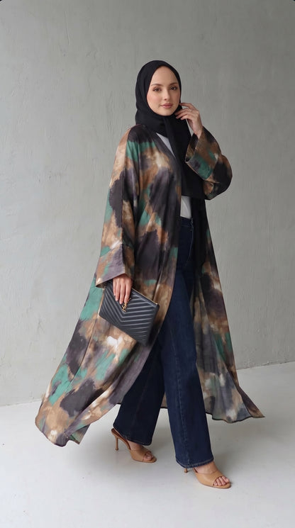 Azure Mist Kimono Abaya