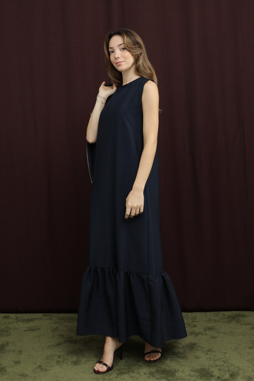Ruffle Maxi Dress Set